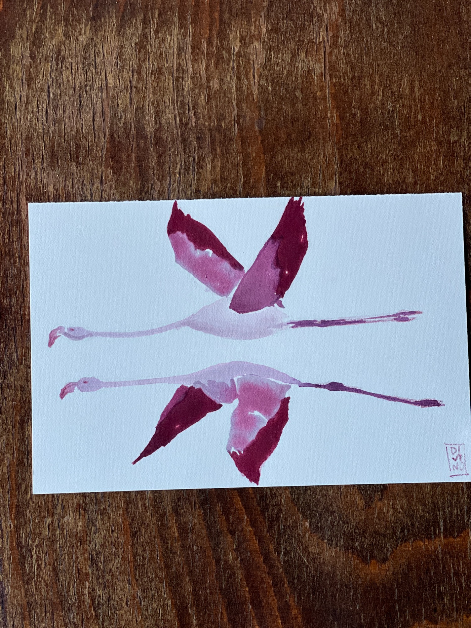 image — aquarelle au vin rouge — Art DiVino, La Londe-les-Maures
