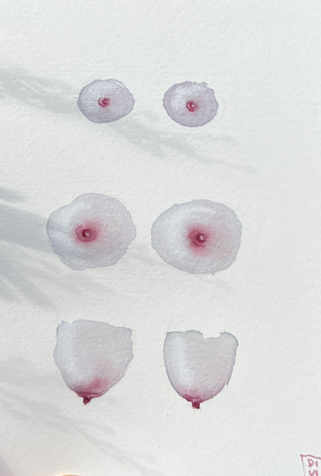 image — aquarelle au vin rouge — Art DiVino, La Londe-les-Maures