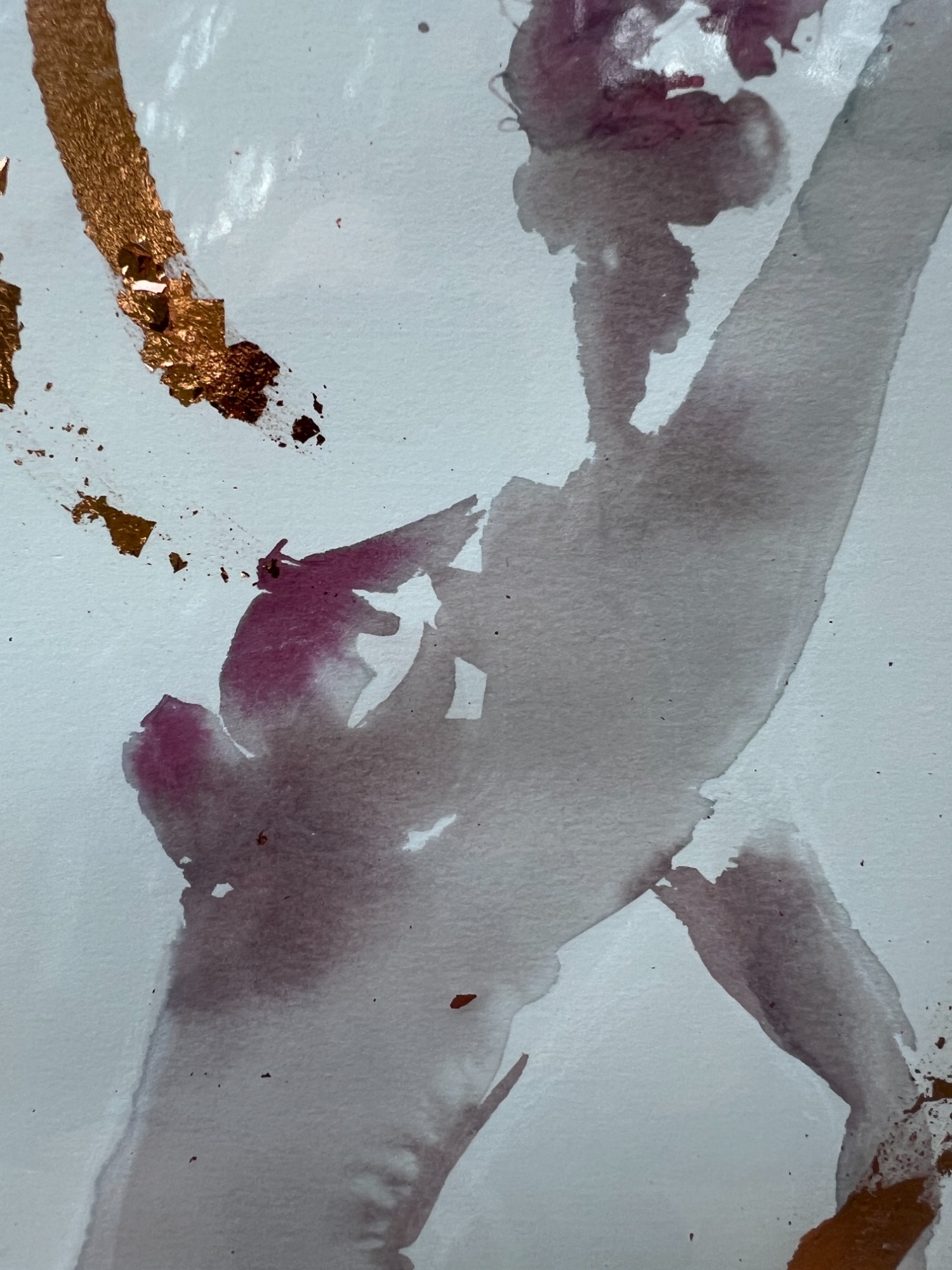 image — aquarelle au vin rouge — Art DiVino, La Londe-les-Maures