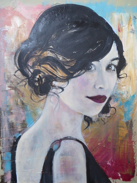 image — aquarelle au vin rouge — Art DiVino, La Londe-les-Maures