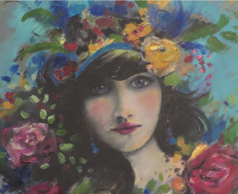 image — aquarelle au vin rouge — Art DiVino, La Londe-les-Maures
