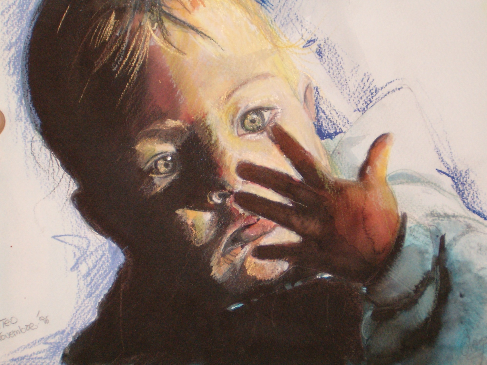 image — aquarelle au vin rouge — Art DiVino, La Londe-les-Maures