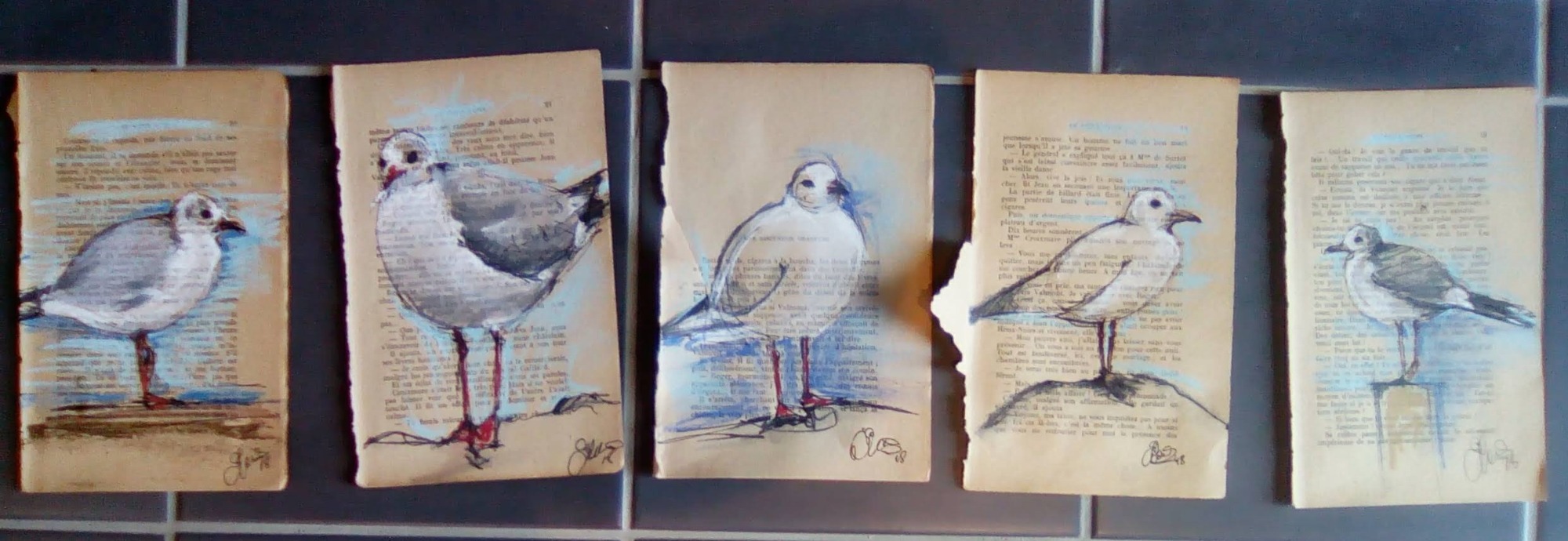 image — aquarelle au vin rouge — Art DiVino, La Londe-les-Maures