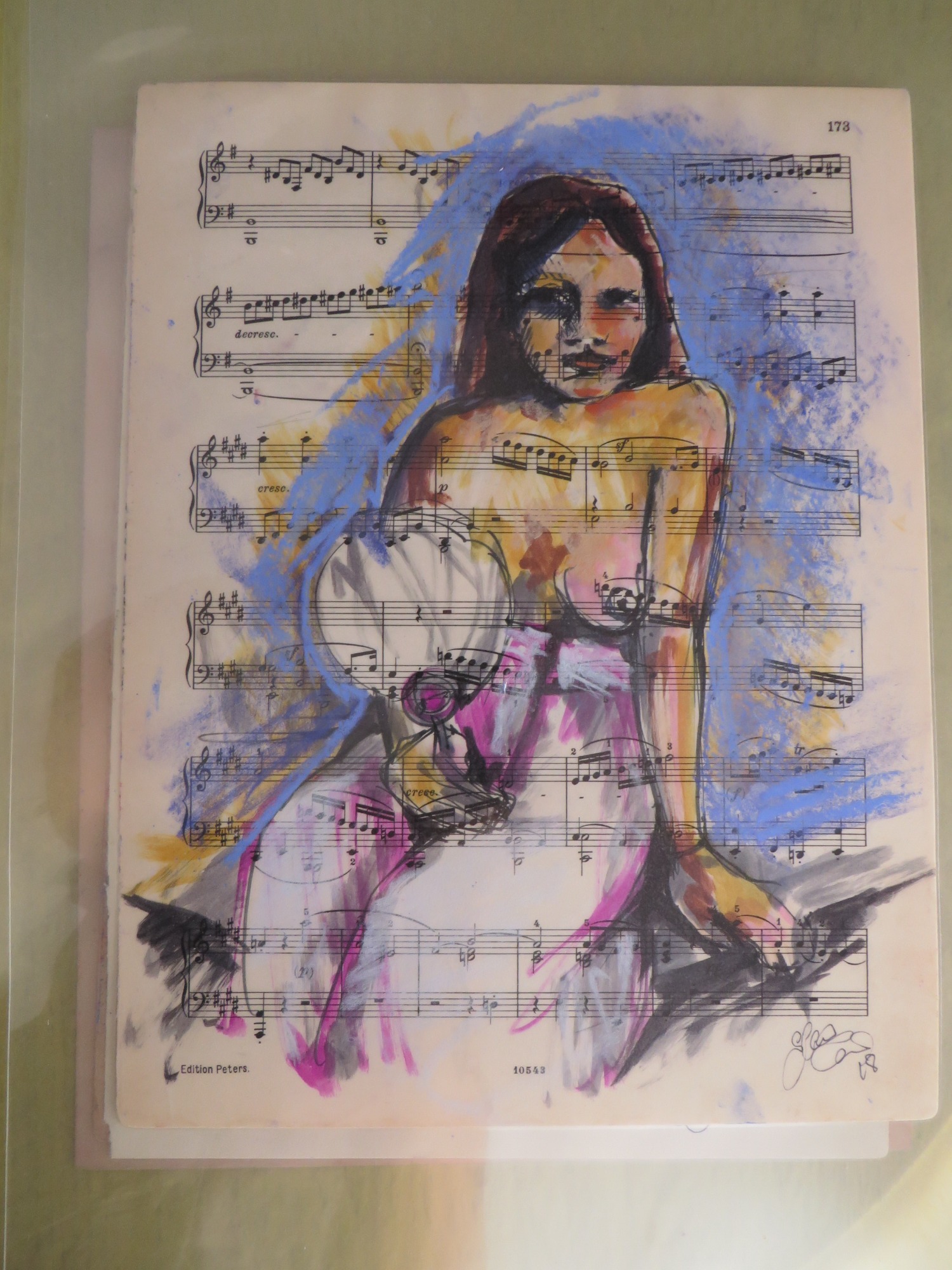 image — aquarelle au vin rouge — Art DiVino, La Londe-les-Maures
