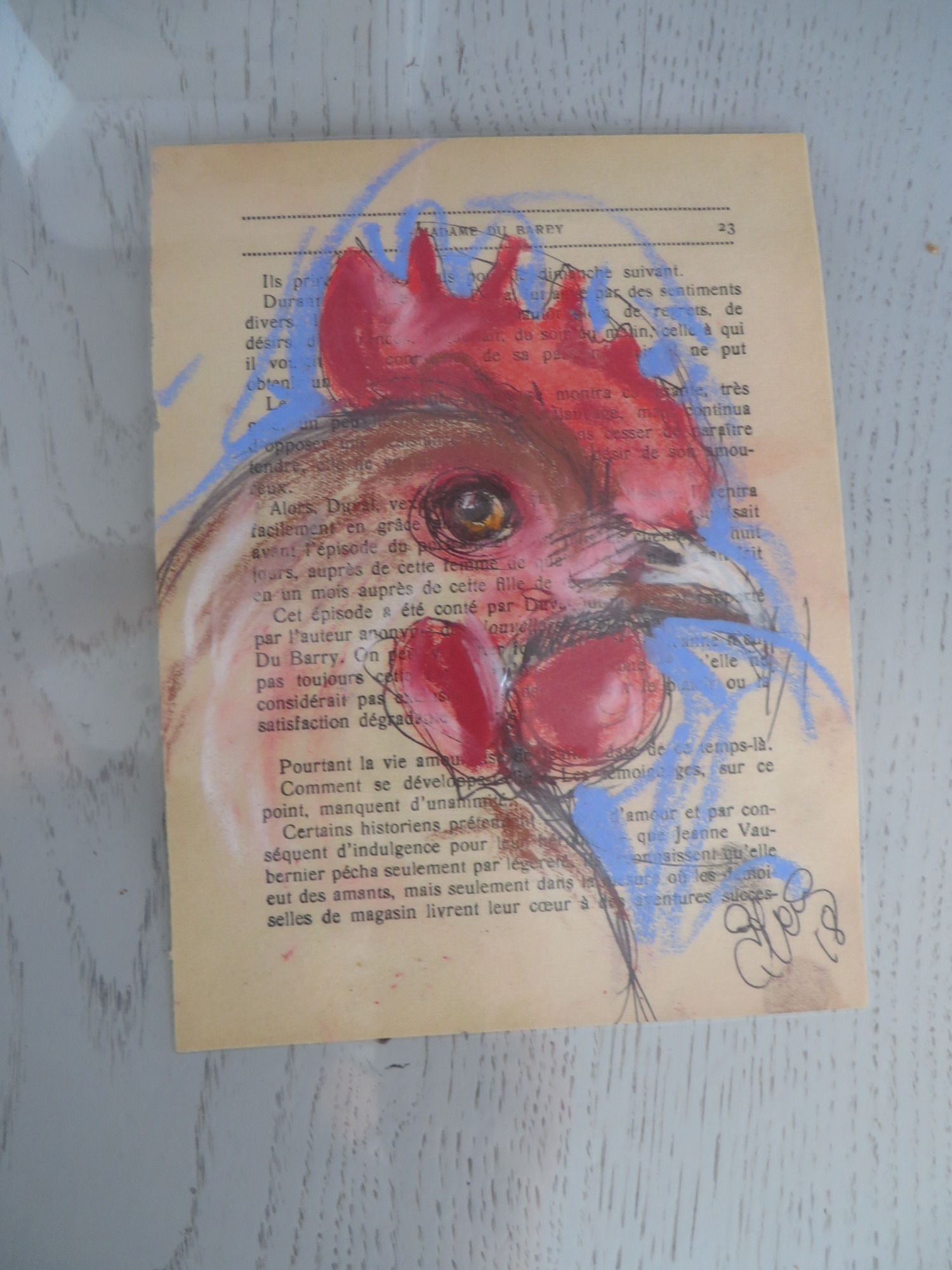image — aquarelle au vin rouge — Art DiVino, La Londe-les-Maures