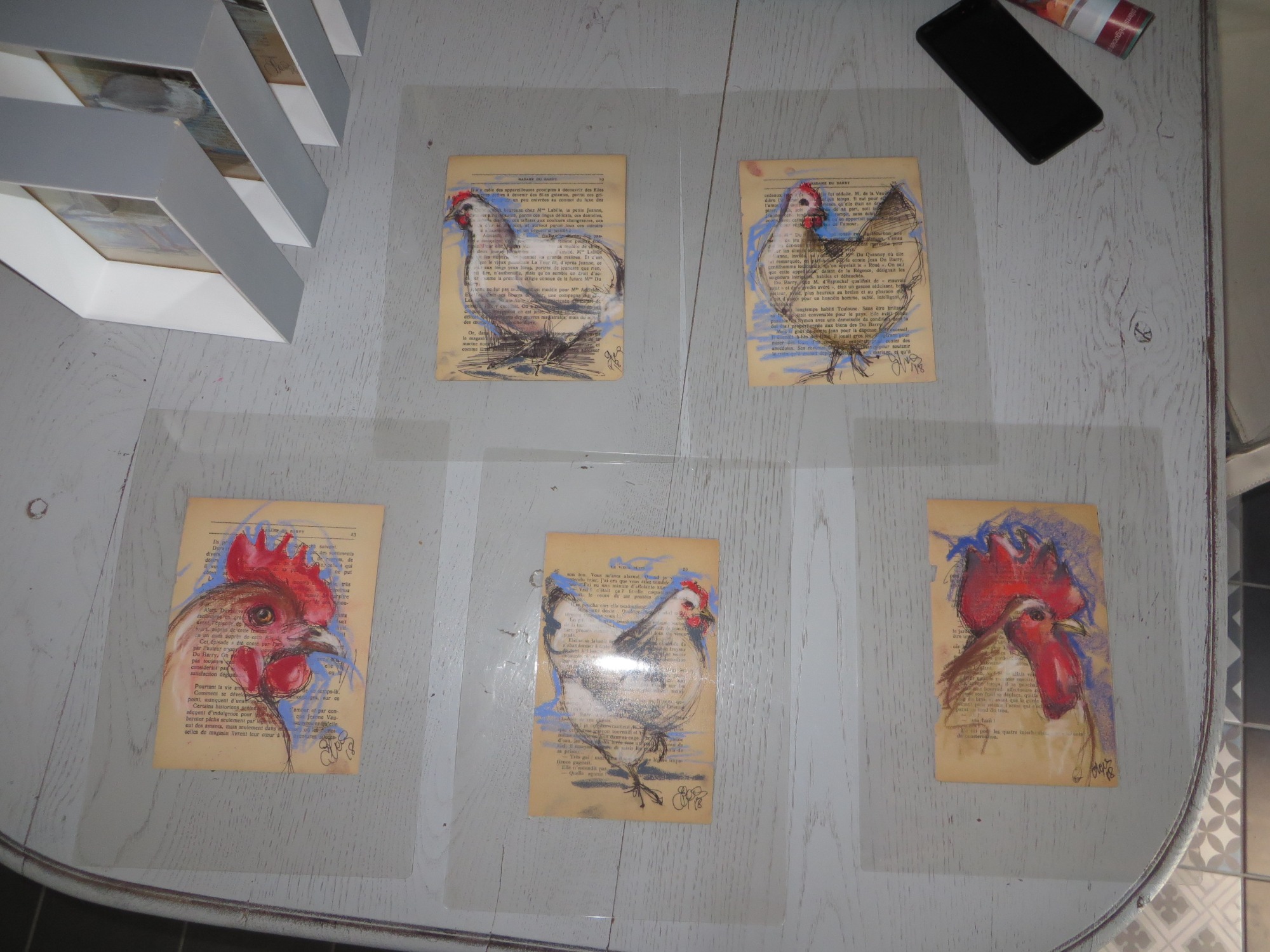 image — aquarelle au vin rouge — Art DiVino, La Londe-les-Maures