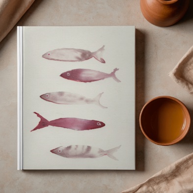 Aquarelle au vin rouge n°3 — Art DiVino